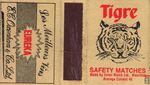 Tigre safety matches made by Union Match ltd. Mauritius Average Conten