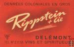 RIPPSTEIN Denrees coloniales en gros Delemont vins et spiritueux tel n