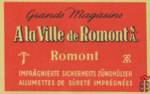 ALA VILLE DE ROMONTs.a. Giands Magasins Romont impragnierte sicherheit