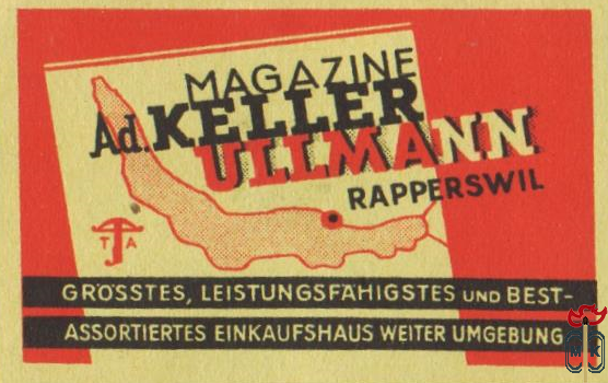 Magazine Ad Keller Ullmann Rapperswil Grosster, Leistungsfahigstes und