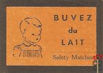 Buvez du Lait Safety Matches