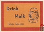 Drink Melk Safety Matches