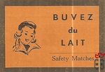 Buvez du Lait Safety Matches