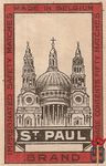 St Paul brand impregnated safety matches average contents firty matche