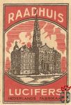 Raadhuis lucifers Nederlands fabrikaat