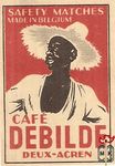 Cafe Debilde deux-acren safety matches made in Belgium