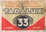 Tabalux tabac vil anvers tabak oud Antwerpen leger light