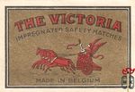 The Victoria impegnated safety matches made in Belgium