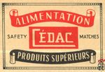 Alimentation Cedas safety matches produits superieurs