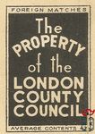 The property of the London county council foreign matches average cont