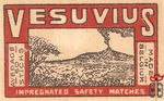 Vesuvius average 50 sticks made in Belgium impregnated paraffin in mat