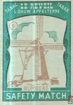 Rumbeke Le Reveil L. Dauw Appelterre Tabac Tabak safety matches
