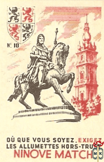№10 Ninove match Du que vous soyez. exiges les allumettes hors-trust