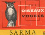 Oiseaux vogels serie 1 Sarma