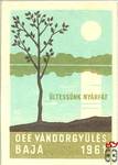 OEE Vándorgyűlés, 1961, MSZ, 40 f › Ültessünk nyárfát, Baja