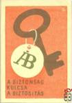 Állami Biztosító › MSZ, 40 f › A biztonság kulcsa a biztosítás, ÁB