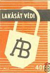 Állami Biztosító ›35x50 mm-MSZ 40 f-Lakását védi ÁB