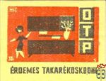 43x35 mm-OTP érdemes takarékoskodni MSZ 30 f-(bútor)