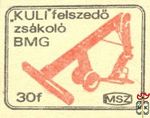 BMG, MSZ, 30 f-KULI felszedő zsákoló