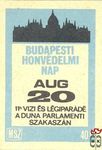 Budapesti Honvédelmi Nap, aug. 20., 11 h, Vízi- és légiparádé a Duna p