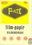 Forte film – papír világmárka! MSZ 40 f