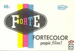 Forte, MSZ, 40 f, B-Fortecolor papír, film!