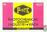 Forte, MSZ, 40 f, B-Photochemical Industri, Vác, Hungary