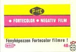 Forte, MSZ, 40 f, B-Fényképezzen Fortecolor filmre! Fortecolor negatív
