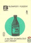 BF FÜSZÉRT, Budapesti FÜSZÉRT a valódi gyümölcslé üdít, frissít MSZ 40