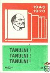 1945–1970. MSZ 40 f-Tanulni! Tanulni! Tanulni!