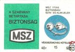 A szabvány betartása biztonság, MSZ, MSZ 17066, Biztonsági szín- és al