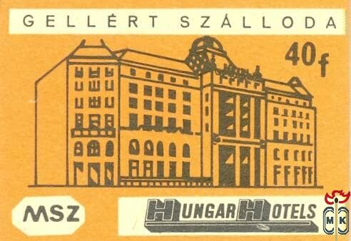 Hungar Hotels MSZ 40 f-Gellért Szálloda s