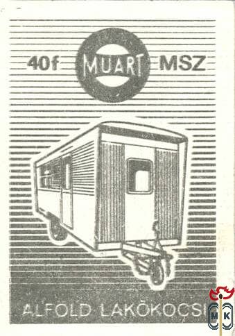 MÜART, MSZ, 40 f-Alföld-lakókocsi