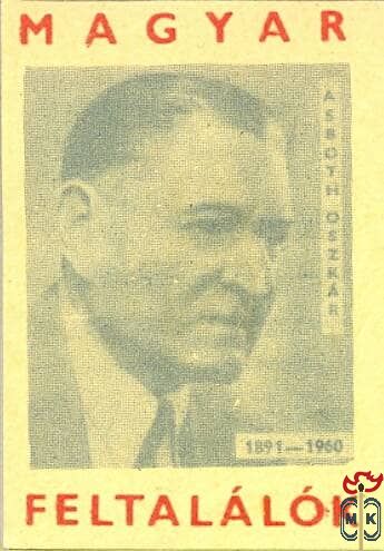 Magyar feltalálók-Asboth Oszkár 1891–1960