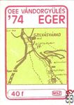 OEE Vándorgyűlés 74 Eger, MSZ, 40 f-(Szilvásvárad környéke térkép)