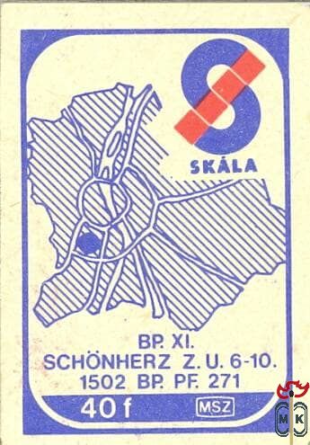 S Skála, MSZ, 40 f-Bp. XI. Schönherz Z. u. 6–10., 1502 Bp., Pf. 271. (