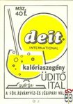 DEIT International, kalóriaszegény üdítő ital, gyártja a Főv. Ásványví