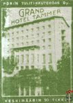 Grand hotel tammer porin tulitikkutehdas Oy. keskimaarin 50 tikkua