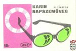 MSZ, B, 40 f-Karin a divatos napszemüveg