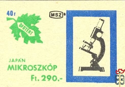 Ofotért, MSZ, 40 f, B-Japán mikroszkóp Ft 209