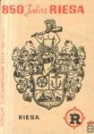 850 JAHRE RIESA Riesa Konsum - Zundwarenwerk Riesa 1969 - 10/1