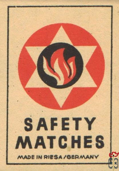 Safety Matches made in Riesa/Germany