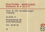 14 Filu-flora - Merelbeke Ruilbeurs 25 & 26/9/71 Voor al Uw verzekerin