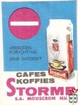 Cafes koffies Storme S.A. Mouscron N.V. Verboden rijrichting sens inte
