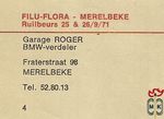 4 Filu-flora merelbeke Ruilbeurs 25 & 26/9/71 Garage Roger BMW-verdele