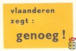 Vlaanderen zegt: genoeg!