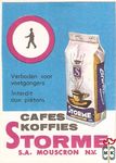 Cafes koffies Storme S.A. Mouscron N.V. Verboden voor voetgangers Inte
