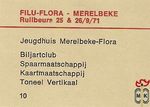 10 Filu-flora - Merelbeke Ruilbeurs 25 & 26/9/71 Jeugdhuis Merelbeke-F