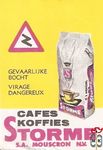 Cafes koffies Storme S.A. Mouscron N.V. Gevaarlijke bocht virage dange
