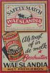 Beschuiten Als toast of in de melk Waeslandia met premiebon Safety mat